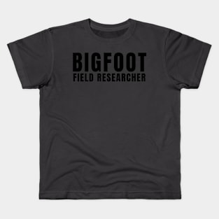 Bigfoot Field Researcher Kids T-Shirt